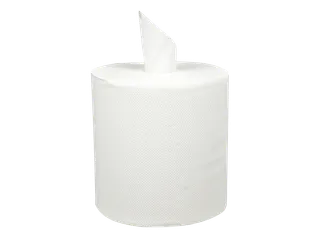 Handdoekrol Wit Midi Coreless cellulose 1-laags 19cmx300m 6 rollen - 1