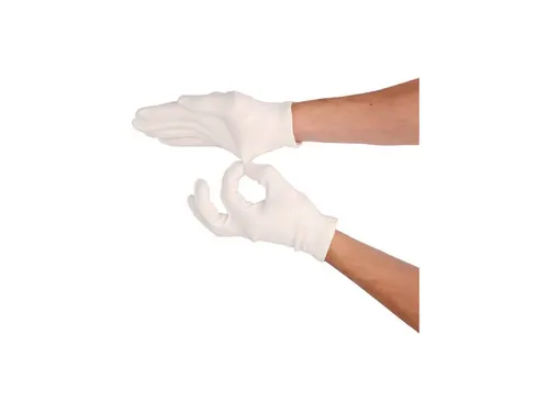 Handschoenen Katoen Maat 12 25cm Wit Zware Kwaliteit