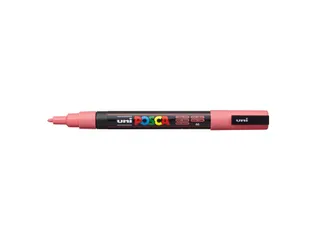 uni-ball Paint Marker op waterbasis Posca PC-3M koraalrood - 1
