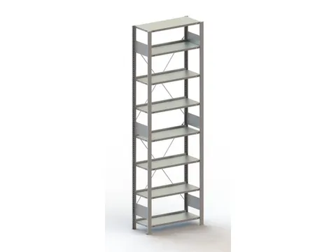 dossierstelling,grondveld,HxBxD 2500x806x336mm,vaklast 80kg