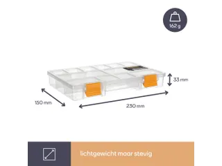 Assortimentsdoos 230x150x33 mm 1.1 Liter - 7