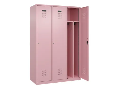 locker voor scheiding van kleding,HxBxD 1850x1200x500mm,3vak