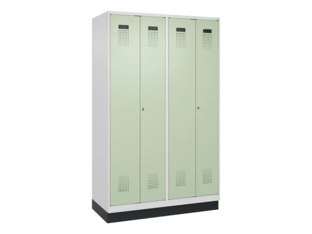 locker voor scheiding van kleding,HxBxD 1950x1200x500mm,4vak