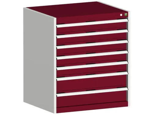 ladekast 900x800x650mm 7laden zware lasten RAL7035 front RAL3004