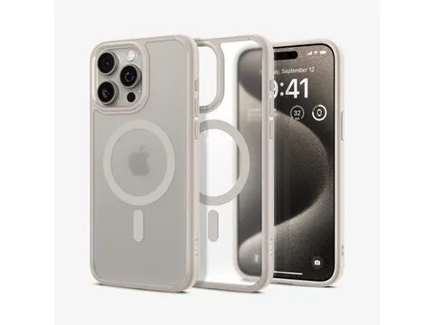Spigen Ultra Hybrid MagFit Hoes Titanium