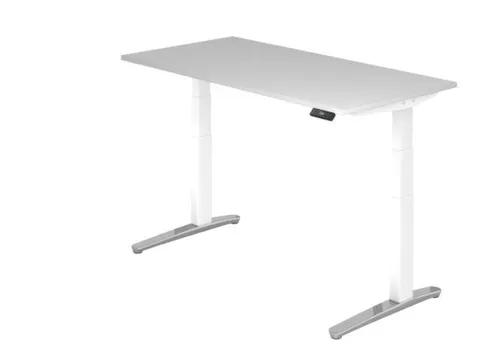 Elektrisch in hgte vst. zit-sta-bureau,HxBxD 650-1290x1600x800mm