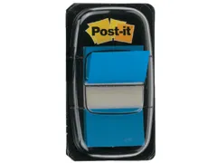 Indextabs 3M Post-it 680 25.4x43.2mm blauw
