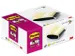 Memoblokdispenser 3M PRO voor Post-it Z-Notes 76x76mm transparant zwar