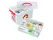 Trousse de premiers secours Q-line avec plateau, blanche et rouge - 40
