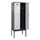 locker voor scheiding van kleding,HxBxD 2120x800x500mm,2vak