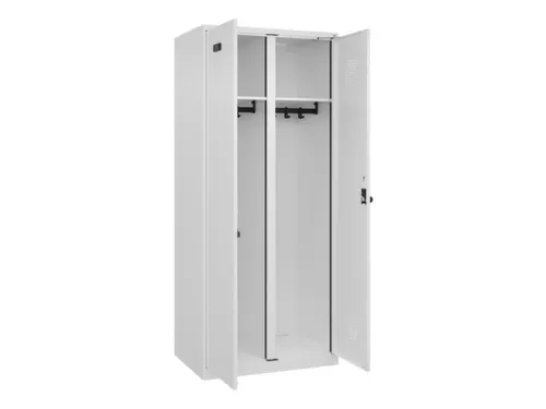 locker voor scheiding van kleding,HxBxD 1850x800x500mm,2vak