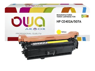 Tonercartridge OWA alternatief tbv HP CE402A geel - 1