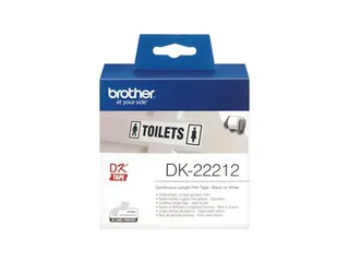 Etiket Brother DK-22212 62mm 15-meter witte film - 2