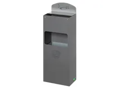 Combi-Asbak 500x200x125mm Achterwand Verzinkt Plaatstaal