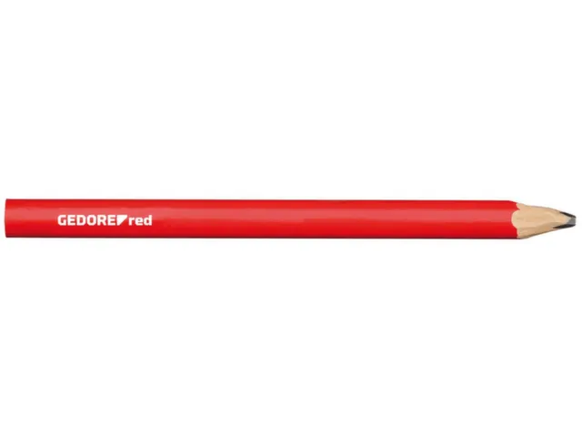 R90950012 Craftsman potlood 75mm ovaal rood 12stuks