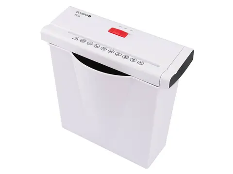 Olympia PS36W Papiervernietiger Stroken 7L P2 Tot 6 vellen Wit