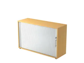 jaloeziedeurkast,HxBxD 748x1200x400mm,1xhouten vloer,2 OH,romp beuken - 1