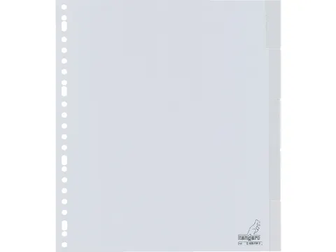 Tabbladen Kangaro A4 23-gaats G405FM-B 5-delig+venster breed PP