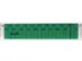 Etiquette enfichable 27x76mm Plastique Vert Transparent