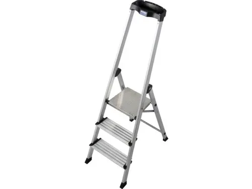 trapladder,eenzijdig,3trede(n),balk L 1,55m,aluminium