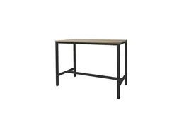 Domino Basic Statafel 180x80x110cm Havana/Kers Onderstel Zwart