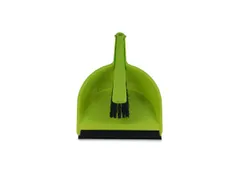 Veegblik met stoffer kunststof Groen 12 Stuks