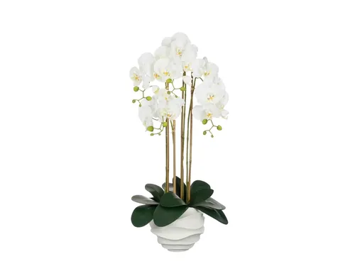Kunstplant Mica Phalaenopsis in pot wit 40x34x82cm