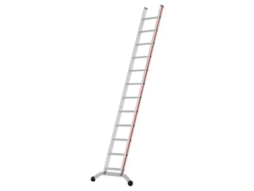 ladder,eenzijdig,12,verstevigde treden,balk L 3,22m,aluminium