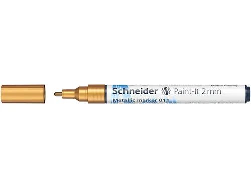 Metallic marker Schneider Paint-It 011 2mm goud metallic