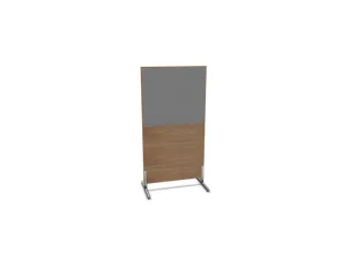 scheidingswand,HxB 1545x800mm,NT-cherry,BN8078-grijs - 1