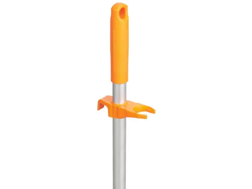 Vikan Hygiene stofblik met rechtopstaande aluminium steel 75cm Oranje