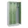 locker voor scheiding van kleding,HxBxD 1950x900x500mm,3vak