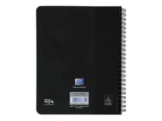 Spiraalblok Oxford Touch A5 ruit 5mm 70vel zwart - 5