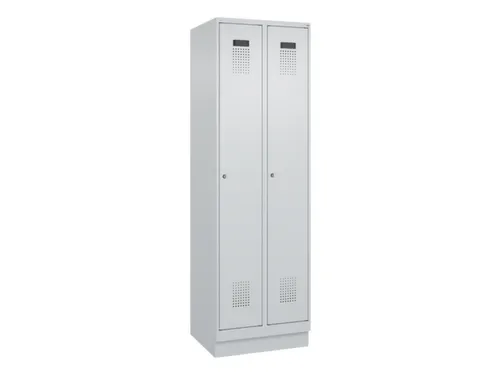 locker voor scheiding van kleding,HxBxD 1950x600x500mm,2vak