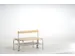 banc double,HxLxP 770x1015x725mm,barrettes en bois
