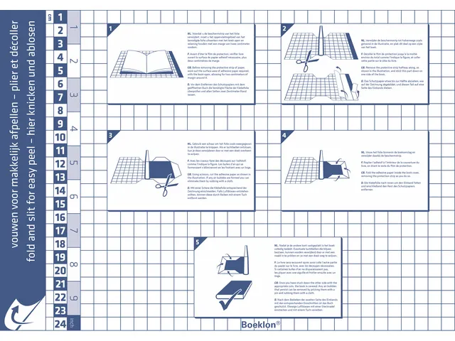 Boeklon Zelfklevende Kaftfolie 33 Cm X 5 Mtr