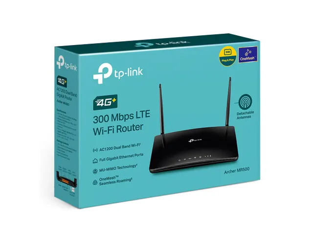 TP-Link Archer MR500, Wi-Fi 5 (802.11ac), Dual-band (2.4 GHz / 5 GHz),