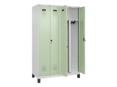 PBM-locker,HxBxD 1950x1200x500mm,4vak,vak B 300mm,draaigrendel