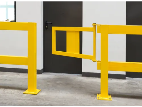 aanrijdbeschermingsplank,balustradedeur,v. binnen,HxB 520x905mm,staal