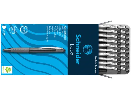 Balpen Schneider Loox softgrip zwart
