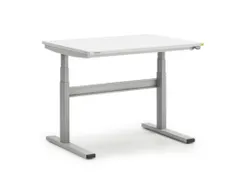 ESD-montagetafel,HxBxD 630-1270x1100x800mm,blad gelamineerd grijs