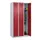 locker,HxBxD 1850x900x500mm,3vak,vak B 300mm,draaigrendel