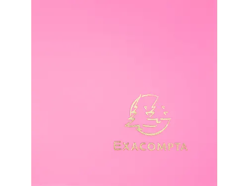 Elastomap 3 kleppen polypropyleen ondoorschijnend Eco A4 Fuchsia