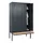 locker met bank,HxBxD 2120x1200x815mm,4vak,vak B 300mm,draaigrendel
