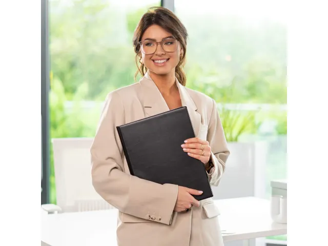 Showmap Rillstab A4 RI99444 4 Kanaals 40 Tassen Zwart