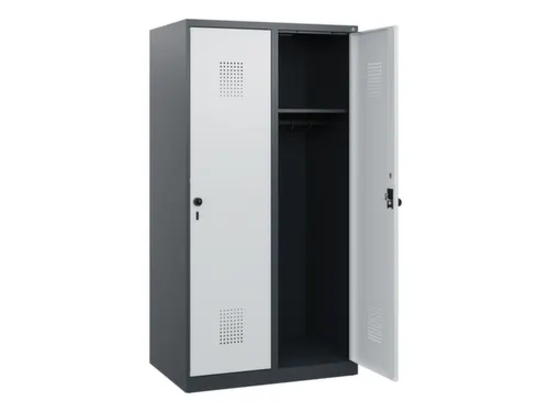 schoollocker,HxBxD 1530x800x500mm,2vak,vak B 400mm,draaigrendel