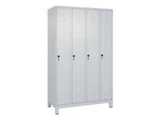 locker voor scheiding van kleding,HxBxD 1950x1200x500mm,4vak - 1