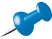 Pushpins Alco doosje a 40 stuks donkerblauw