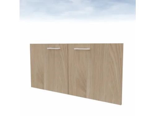 dubbele vleugeldeur,v. scheidingswand,1ordnerhoogte,HxB 860x450mm,hout