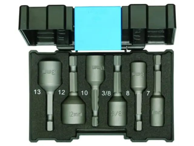 GEDORE 666-006 Bitsendoos dopsleutel machinebevestiging 6stuks